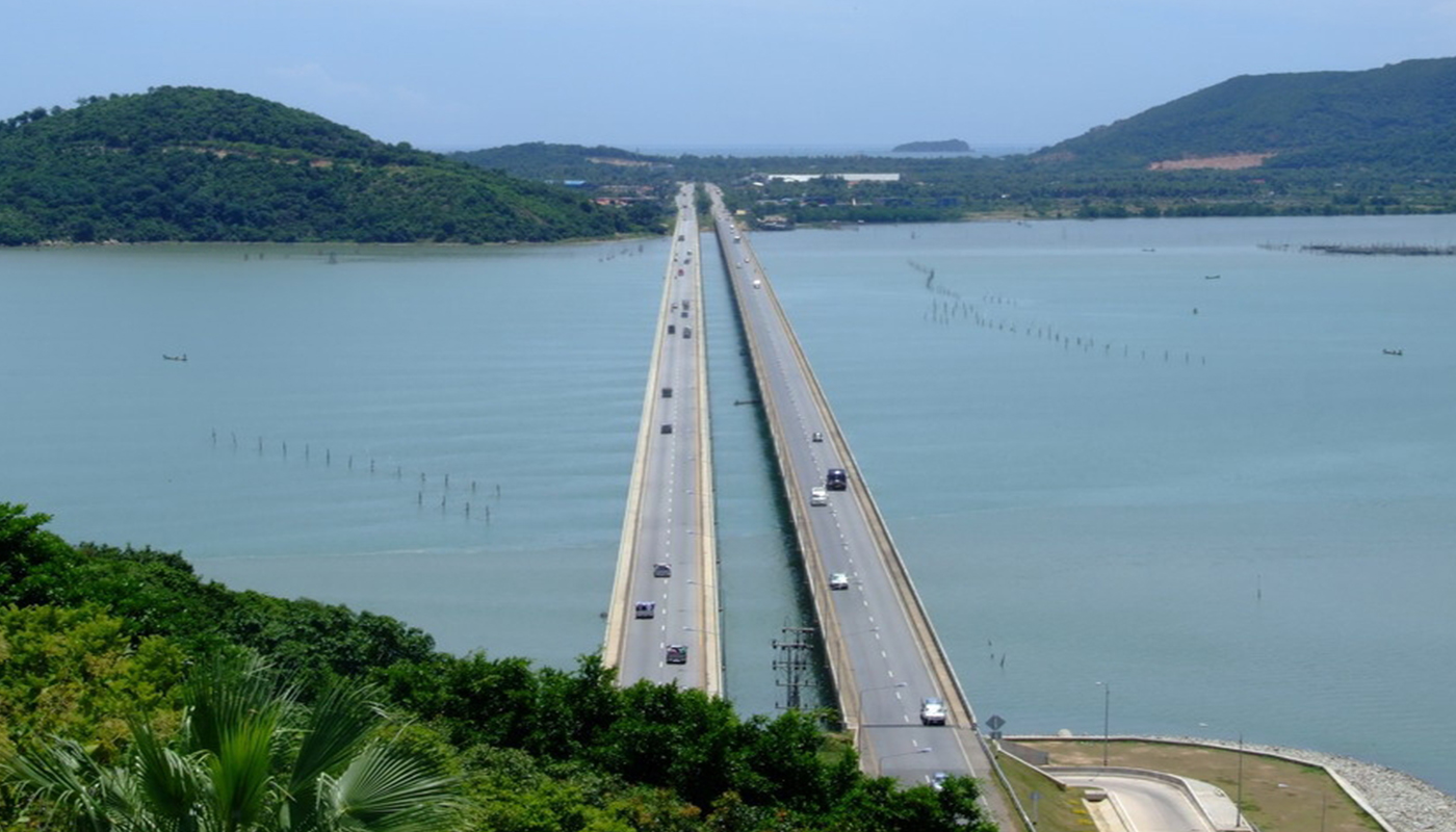 สะพานติณสูลานนท์, สะพานคอนกรีตที่ยาวที่สุดในประเทศไทย